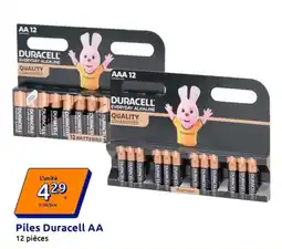 Action Duracell Piles AA offre