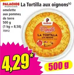 Norma PALACIOS La Tortilla aux oignons offre