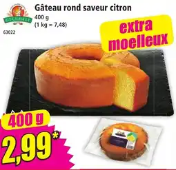 Norma GECCHELE Gâteau rond saveur citron offre