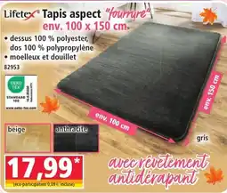 Norma Lifetex Tapis aspect "fourrure" offre