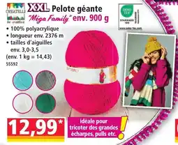 Norma CREATETELLI Pelote géante "Mega Family" offre
