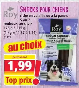 Norma Roy Snacks pour chiens offre