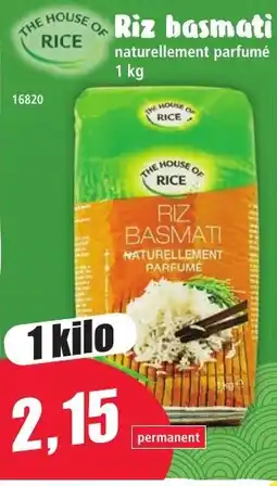 Norma THE HOUSE OF RICE Riz basmati offre