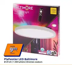 Action Baltimore Plafonnier LED offre