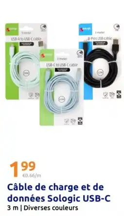 Action Solocig Câble de charge et de données USB-C offre