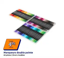 Action Marqueurs double pointe offre