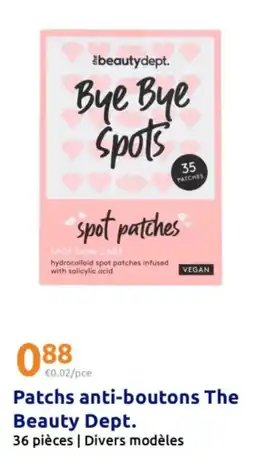 Action The Beauty Dept. Patches anti-boutons offre