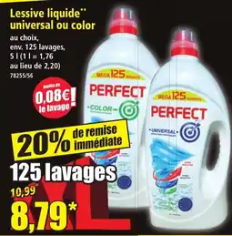 Norma PERFECT Lessive liquide offre