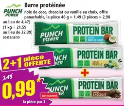 Norma PUNCH POWER Barre protéinée offre
