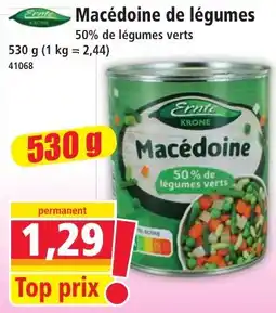 Norma Ernte Macédoine offre