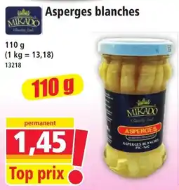 Norma MIKADO Asperges blanches offre