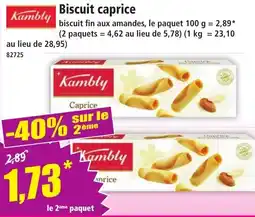 Norma Kambly Biscuit caprice offre