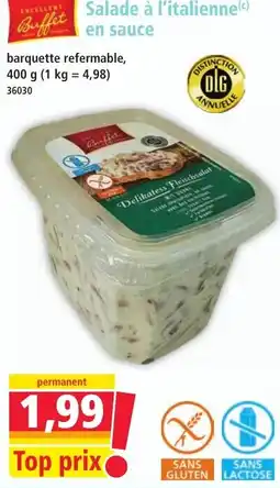 Norma Buffet Salade à l'italienne offre