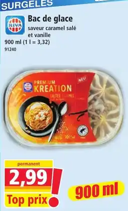 Norma RIVA Bac de glace offre
