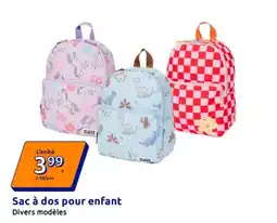 Action MY LITTLE BACKPACK Sac à dos pour enfant offre