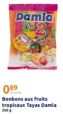 Action Damla Bonbons aux fruits tropicaux offre
