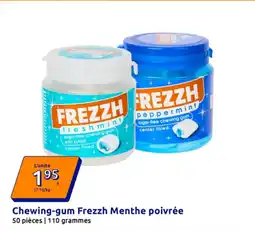 Action FREZZH Chewing-gum offre