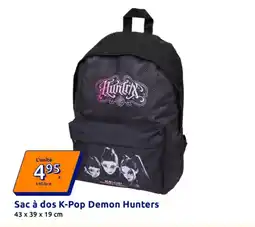 Action K-Pop Demon Hunters Sac à dos offre