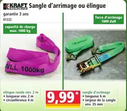 Norma KRAFT Sangle d'arrimage ou élingue offre