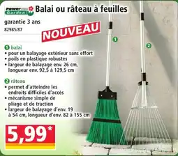 Norma PowerGarden Balai ou râteau à feuilles offre