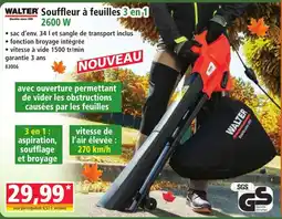 Norma WALTER Souffleur à feuilles 3 en 1 offre