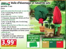 Norma powerGarden Voile d'hivernage et ruban de jute offre