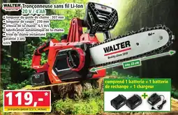 Norma WALTER Tronçonneuse sans fil Li-Ion offre