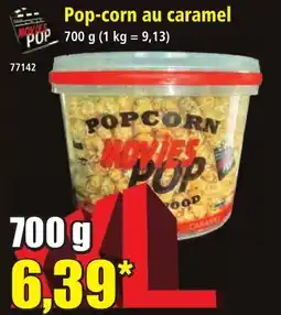 Norma MOVIES POP Pop-corn au caramel offre