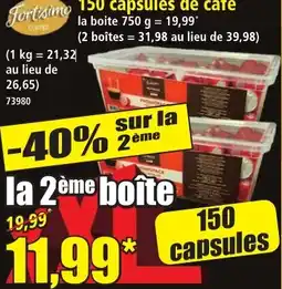 Norma Fortisimo café offre