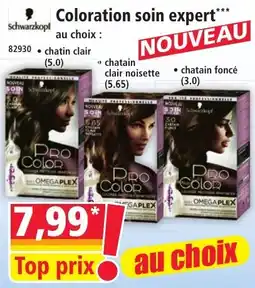 Norma Schwarzkopf Coloration soin expert offre