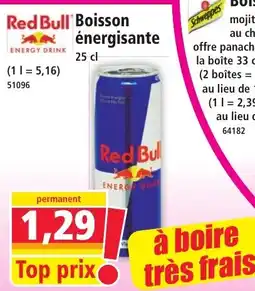 Norma Red Bull Boisson énergisante offre