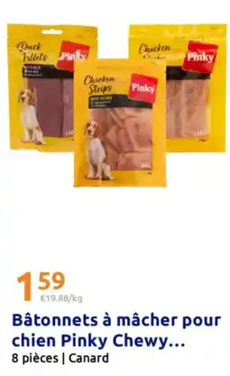 Action Pinky Bâtonnets à mâcher pour chien offre