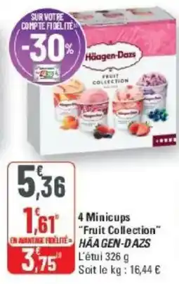 G20 Häagen-Dazs Minicups offre