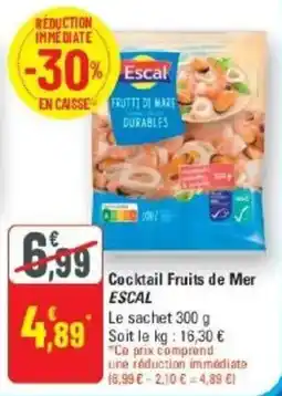 G20 Escal Cocktail Fruits de Mer offre