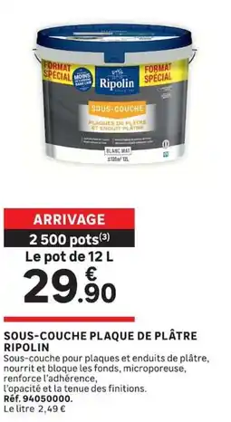 Leroy Merlin Ripolin Sous-couche plaque de plâtre offre