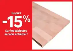 Leroy Merlin accacia et hêtre offre