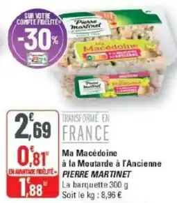 G20 Pierre Martinet Ma Macédoine offre