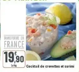 G20 Cocktail de crevettes et surimi offre