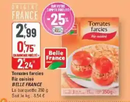 G20 Belle France Tomates farcies offre