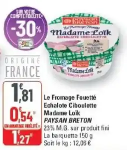 G20 PAYSAN BRETON Madame Loïk offre