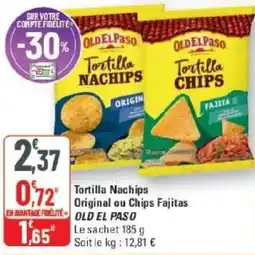 G20 OLD EL PASO Tortilla Chips offre