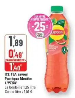 G20 LIPTON ICE TEA offre