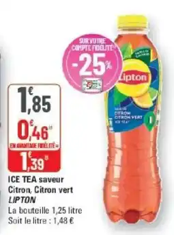 G20 LIPTON ICE TEA offre