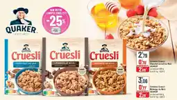 G20 QUAKER Cruesli offre