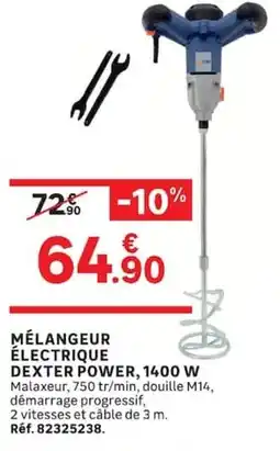 Leroy Merlin Dexter Power Mélangeur électrique offre