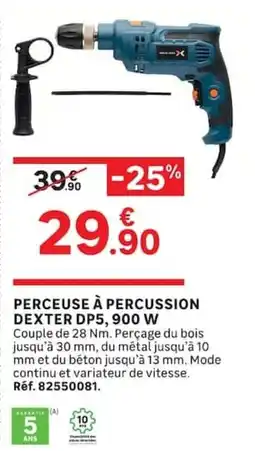 Leroy Merlin DEXTER PERCEUSE À PERCUSSION offre