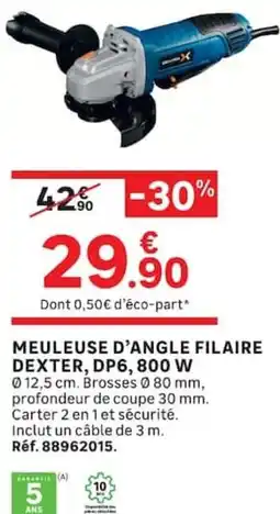 Leroy Merlin DEXTER MEULEUSE D'ANGLE FILAIRE offre