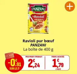 Coccimarket PANZANI Ravioli pur bœuf offre