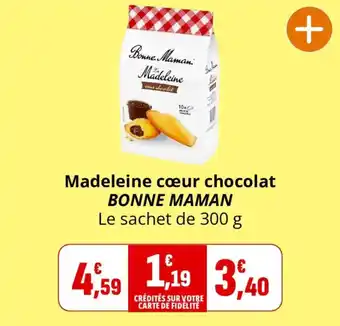 BONNE MAMAN Madeleine cœur chocolat