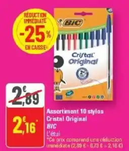 G20 BIC Cristal Original offre